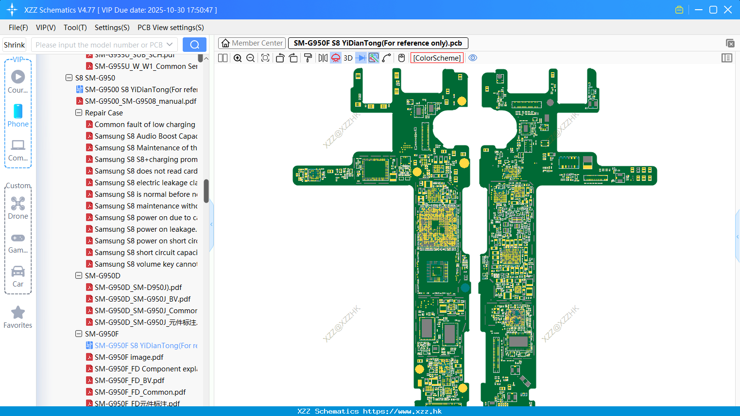 Samsung SM-G950F S8 bitmap(For Reference Only)